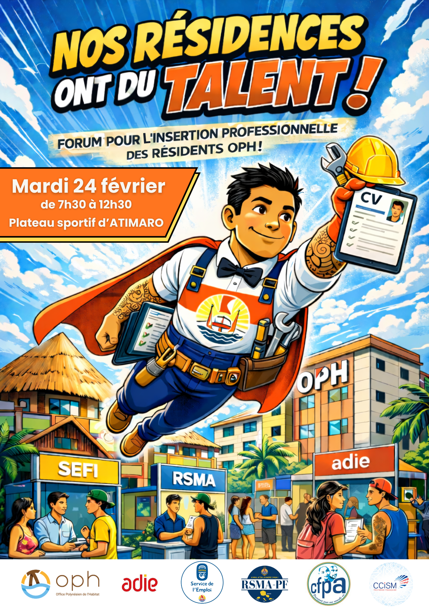 L’OPH agit pour l’insertion professionnelle de ses résidents